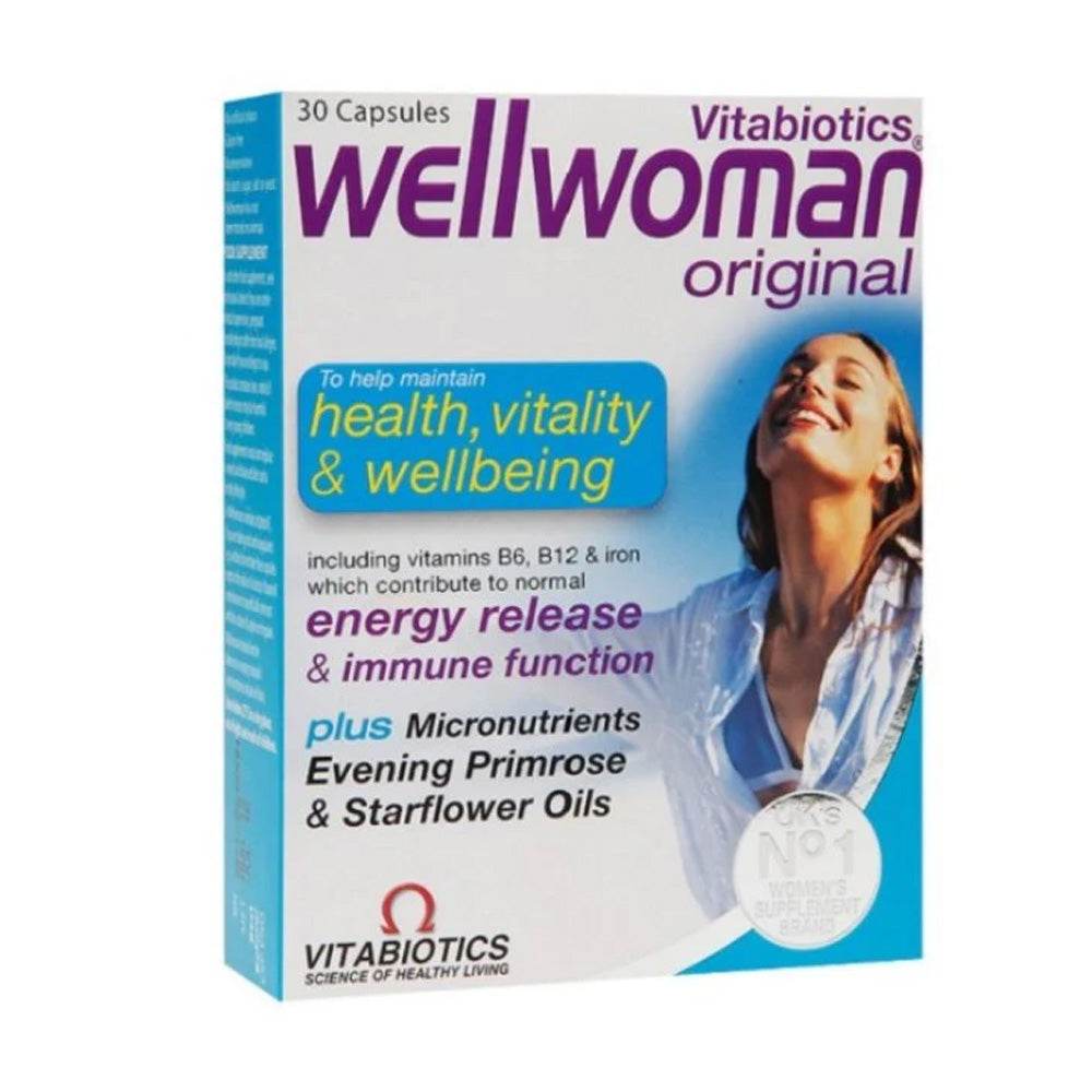 VITABIOTICS Wellwoman Zinc 15mg 30 Capsules Multivitamines Femme Immunité Beauté VITABIOTICS Wellwoman Zinc 15mg 30 Capsules Multivitamines Femme Immunité Beauté
