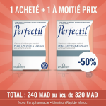 Perfectil Triple Action 30 Comprimés - Beauté Totale 20+ Nutriments 1 Boite Achetée = 2 Boite - 50 % prix Offerte
