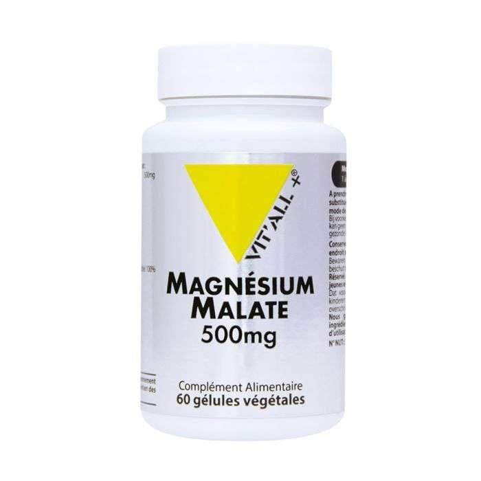 VITALL+ MAGNESIUM MALATE 500MG 60 GELULES VITALL+ MAGNESIUM MALATE 500MG 60 GELULES