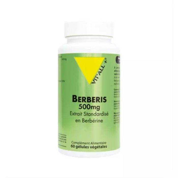 VIT’ALL+ BERBERIS 500 MG COMPLEMENT ALIMENTAIRE 60 GELULES VIT’ALL+ BERBERIS 500 MG COMPLEMENT ALIMENTAIRE 60 GELULES