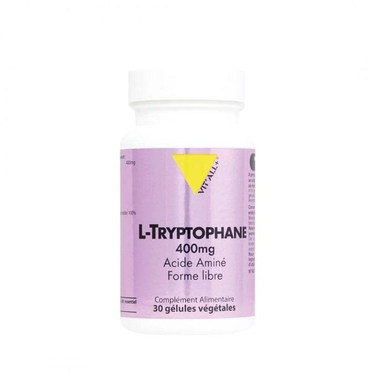 VITALL+ L-Tryptophane 400mg Boite 30 Gélules Végétales