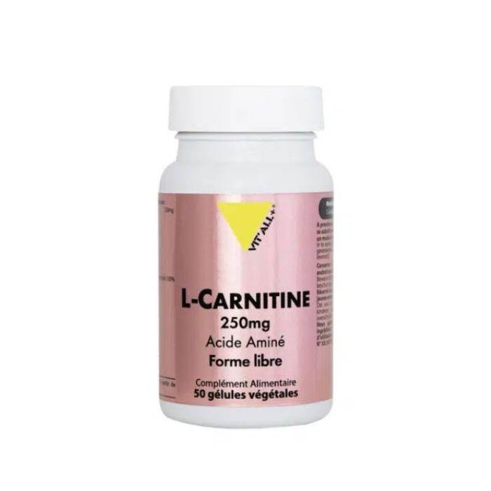 VITALL+ LCARNITINE 250 MG 50 GELULES VITALL+ LCARNITINE 250 MG 50 GELULES