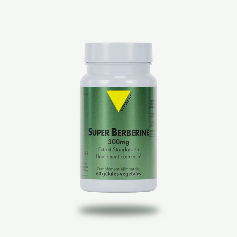 VITALL+ Super Berbérine 300mg 60 Gélules Glycémie Cholestérol Métabolisme Équilibré