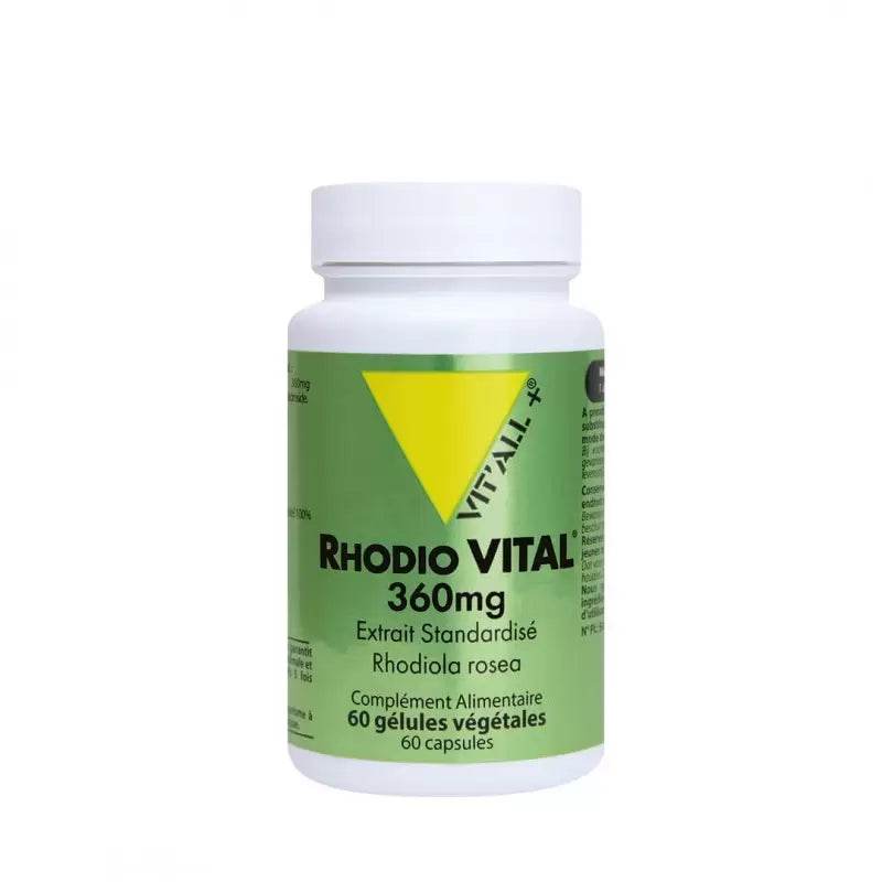 VITALL+ Rhodio Vital 360mg Boite 30 Gélules VITALL+ Rhodio Vital 360mg Boite 30 Gélules
