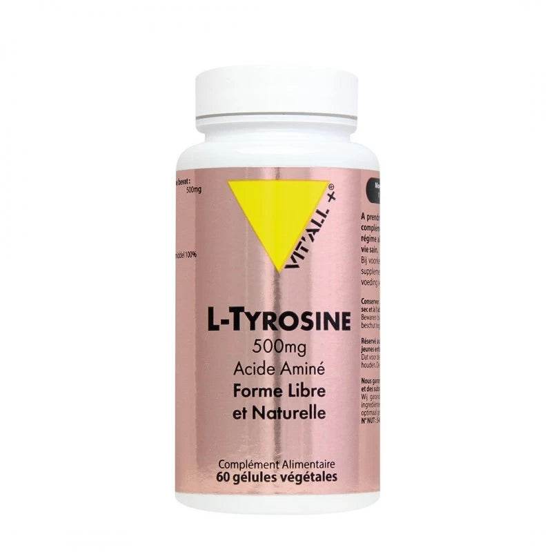 VITALL+ L-Tyrosine 500mg Boite 60 Gélules Végétales VITALL+ L-Tyrosine 500mg Boite 60 Gélules Végétales