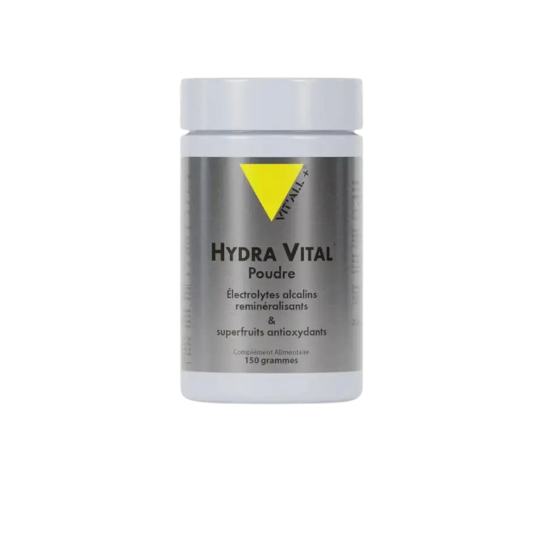 VITALL+ Hydra Vital Poudre 150g Hydratation Cellulaire Vitalité Énergie Récupération