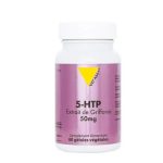 VITALL PLUS 5-HTP Extrait de Griffonia 50mg 60 Gélules Stress Sommeil