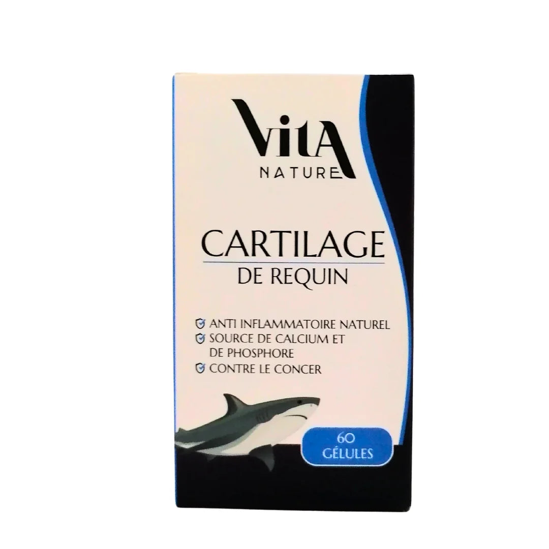 Vita Nature Cartilage de Requin 60 Gelules Vita Nature Cartilage de Requin 60 Gelules
