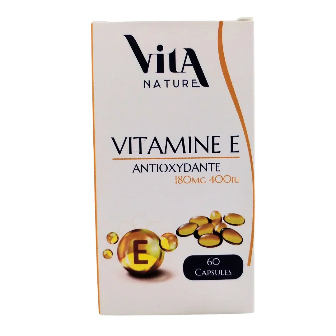 Vita Nature Vitamine E 180mg 60 Capsules Vita Nature Vitamine E 180mg 60 Capsules