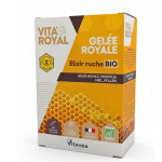 VITAVEA Vita Royal Élixir Ruche Bio 10 Ampoules 10ml Complément Alimentaire Gelée Royale Propolis Miel