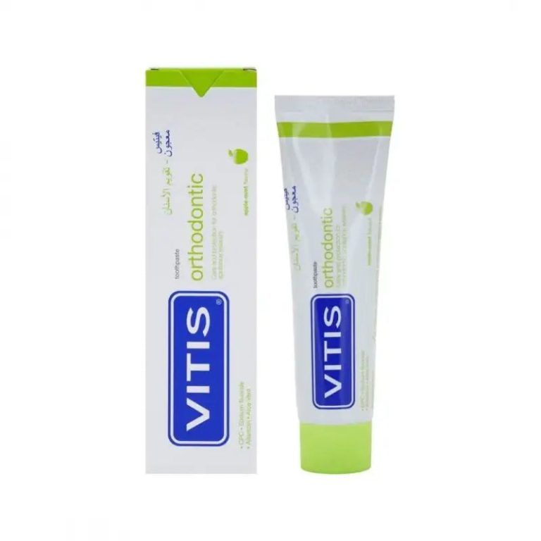 VITIS Dentifrice Orthodontic 100ml Appareil Dentaire Protection Bagues Brackets Anti-Caries