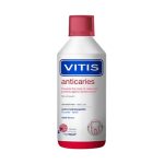 VITIS Bain De Bouche Anti-Caries 500ml Triple Action Prévention Caries Reminéralisant Renforce Émail