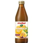 VOELKEL Kombucha Fruit Passion Citron 330ml Bio Probiotiques Rafraîchissant