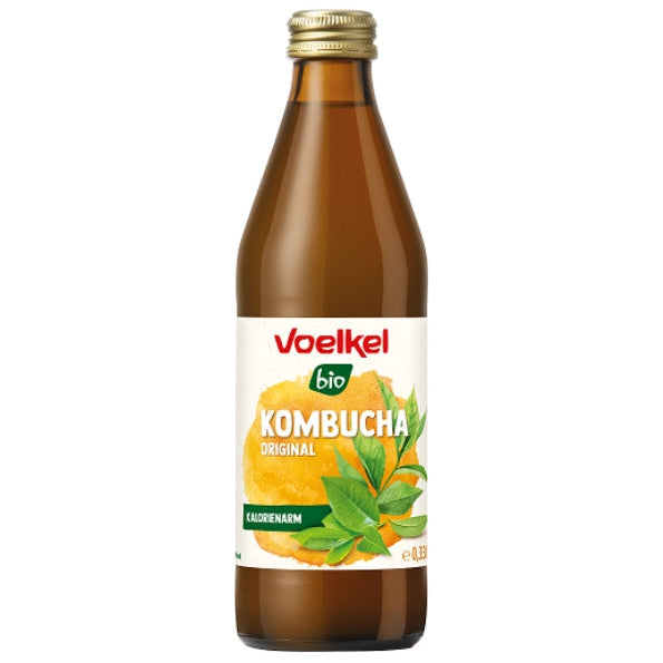 VOELKEL Kombucha Original 330ml Bio Probiotiques Digestion Détox