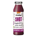 VOELKEL Shot Gingembre Fruits Rouges 280ml Shot Bio Gingembre Antioxydants Immunité Vitalité
