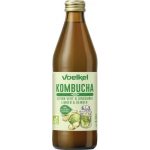 VOELKEL Kombucha Gingembre Citron Bio 330ml Boisson Fermentée Probiotiques Digestion Détox
