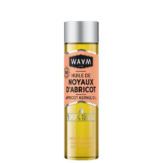 WAAM Huile de Noyaux d&rsquo;Abricot Certifiée BIO 75ml Huile Végétale Pure Anti-Âge Nourrissante Visage Corps Peau Mature