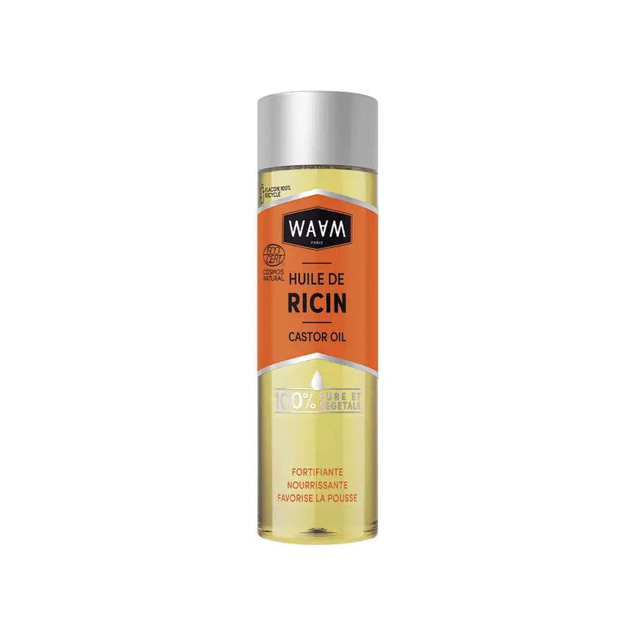 WAAM Huile de Ricin Certifiée BIO 75ml Huile Végétale Pure Soin Cheveux Cils Sourcils Ongles Croissance Fortifiante Naturelle WAAM Huile de Ricin Certifiée BIO 75ml Huile Végétale Pure Soin Cheveux Cils Sourcils Ongles Croissance Fortifiante Naturelle