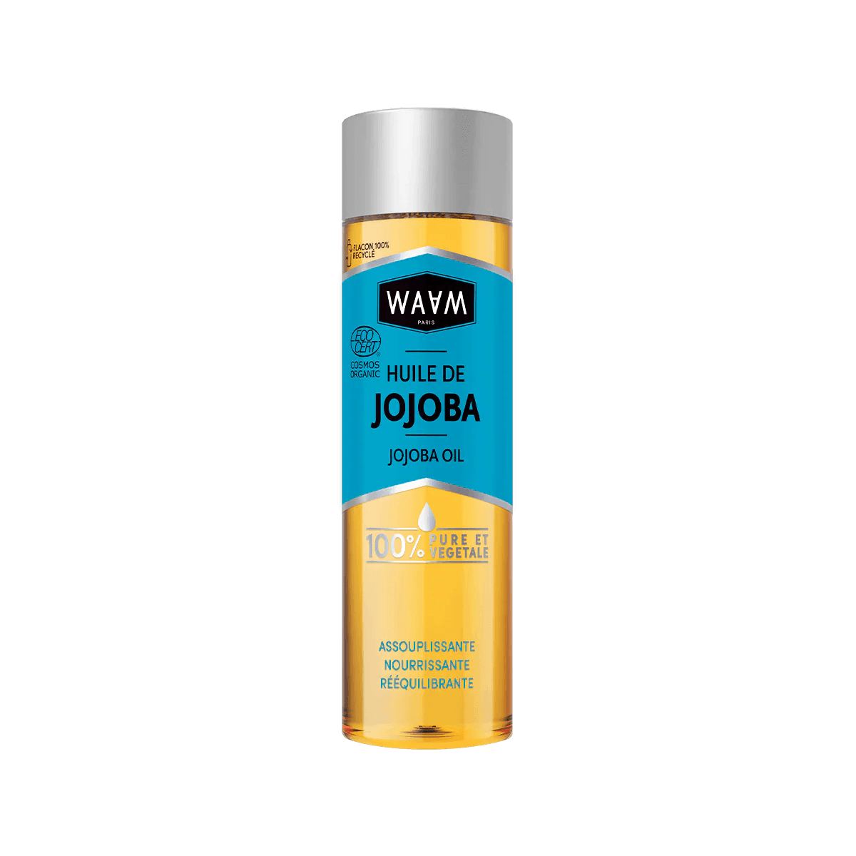 WAAM Huile de Jojoba 75 ml Huile Végétale Pure Soin Visage Corps Cheveux Équilibrante Régulatrice Naturelle WAAM Huile de Jojoba 75 ml Huile Végétale Pure Soin Visage Corps Cheveux Équilibrante Régulatrice Naturelle