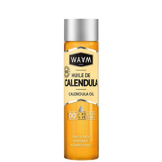 WAAM Huile de Calendula Certifiée BIO 75ml Huile Végétale Pure Apaisante Cicatrisante Peaux Sensibles Irritées WAAM Huile de Calendula Certifiée BIO 75ml Huile Végétale Pure Apaisante Cicatrisante Peaux Sensibles Irritées