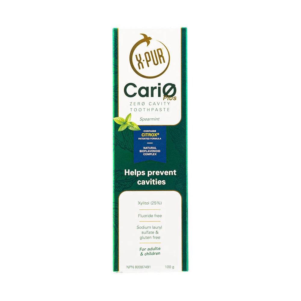 X-Pur Cario Dent Zero Caries Menthe Verte 100g X-Pur Cario Dent Zero Caries Menthe Verte 100g