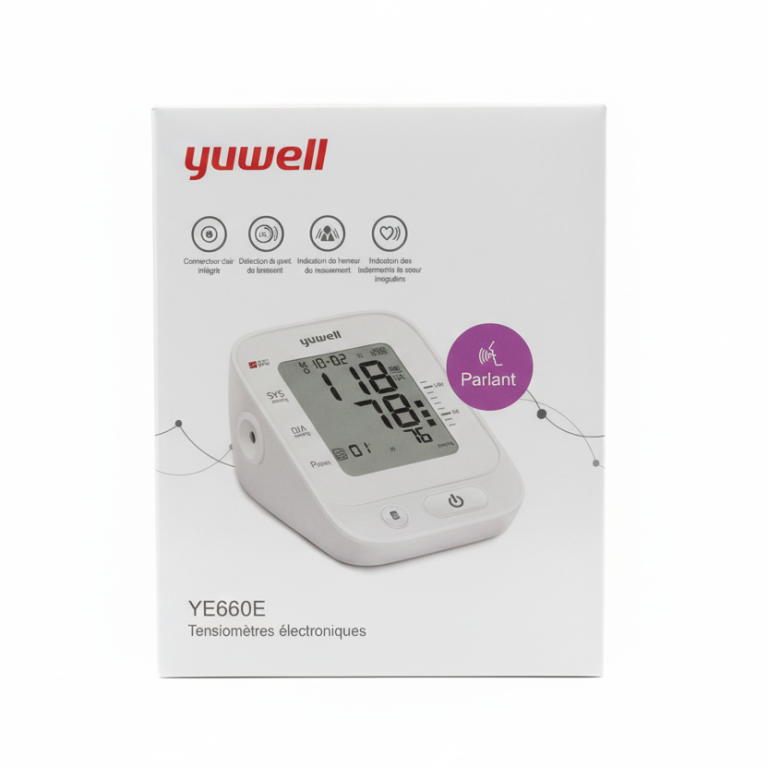 YUWELL Tensiometre Electronic YE660E Tensiomètre Électronique Bras Mesure Tension Artérielle Précis