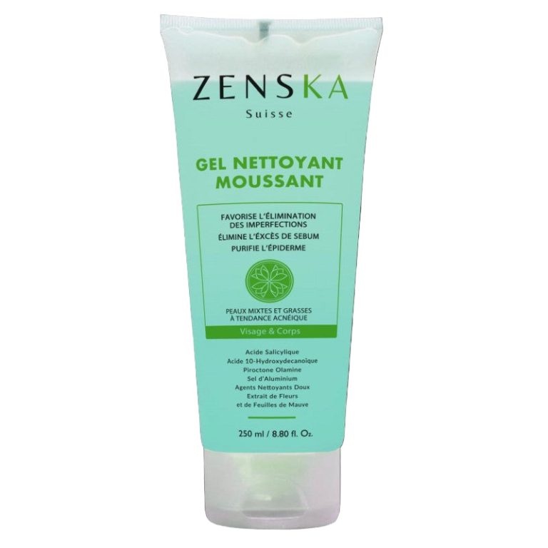 Zenska Gel Nettoyant Moussant 250 ml