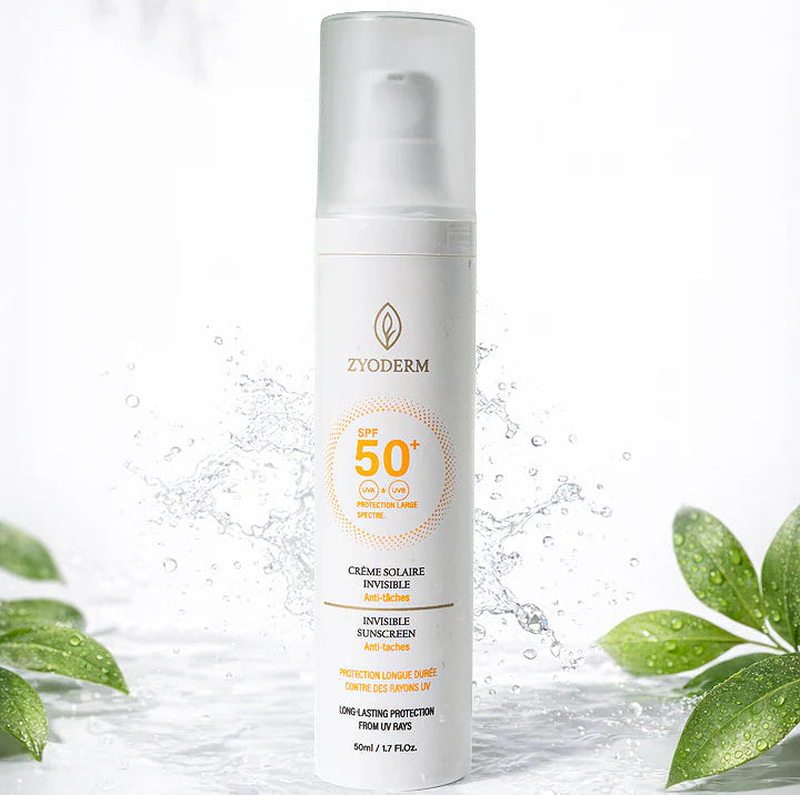 Zyoderm Creme Solaire Invisible Anti-Tache Spf50+ Zyoderm Creme Solaire Invisible Anti-Tache Spf50+