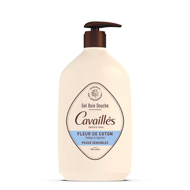 Rogé Cavaillès Gel Bain Douche Fleur de Coton 1 L
