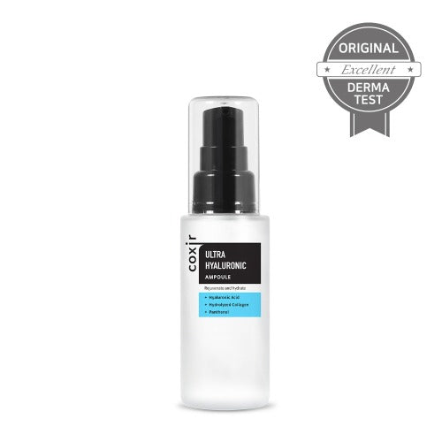 COXIR_Ultra_Hyaluronic_Ampoule_50ml_-nova-para-pharmacie-maroc-prix-livraison COXIR Ultra Hyaluronic Ampoule 50ml Sérum Hydratation Intense Multi-Poids Moléculaire Repulpant Anti-Rides K-Beauty – Image 1