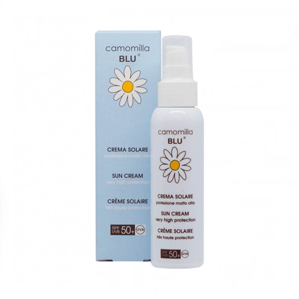 Camomilla-Creme-Solaire-SPF50_-Tres-Haute-Protection-100ml-nova-parapharmacie-casablanca Camomilla Crème Solaire SPF50+ Très Haute Protection 100ml – Image 1