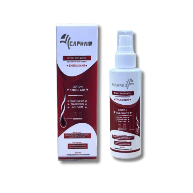 CAPHAIR Lotion Anti-Chute 125ml Application Directe Cuir Chevelu Réduit Chute Stimule Repousse Fortifie Racines - photo 2