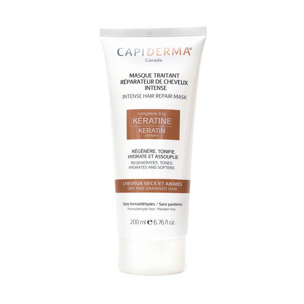 Capiderma-Masque-Traitant-A-La-Keratine-200ml-nova-prapharmacie-maroc Capiderma Masque Traitant A La Kératine 200ml – Image 1