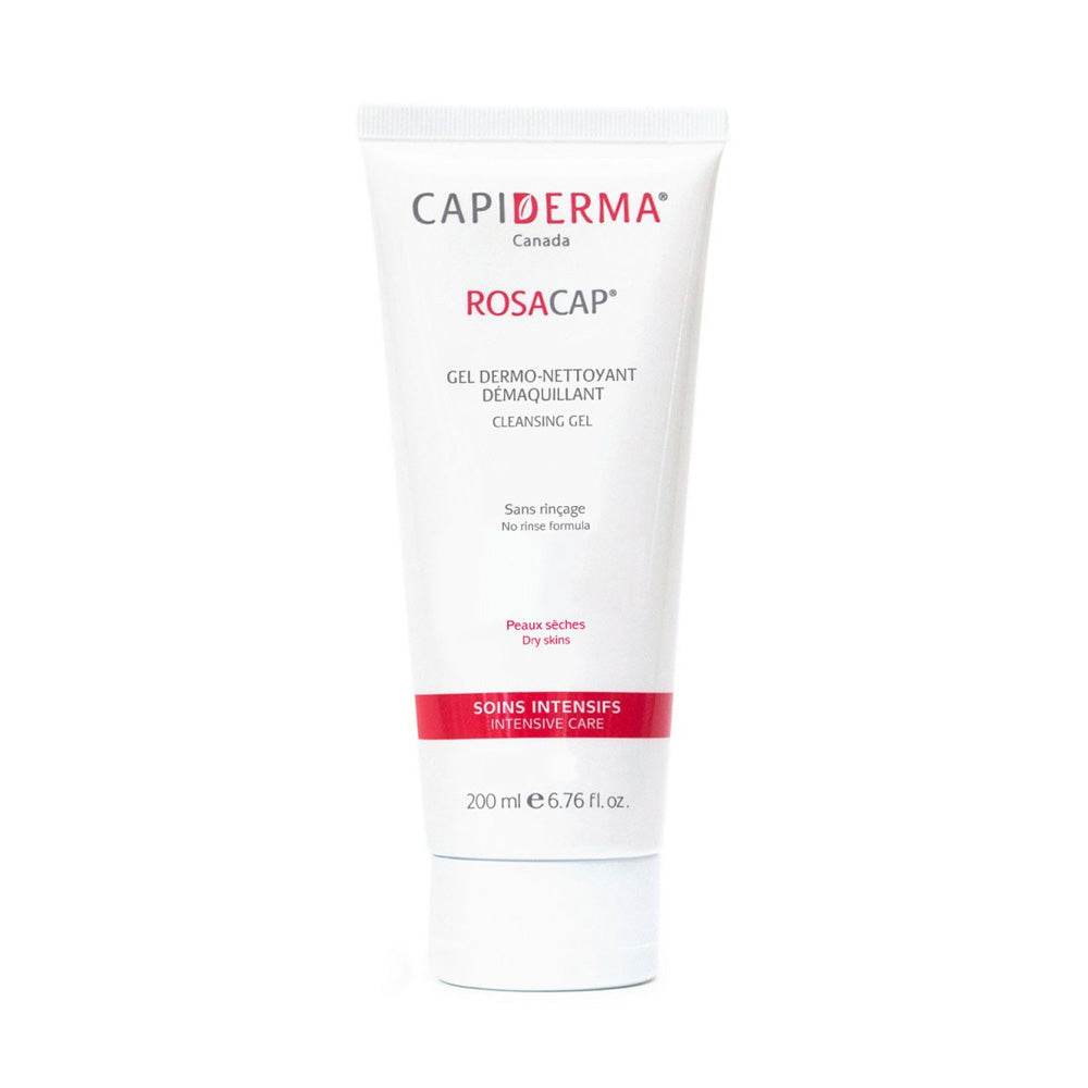 Capiderma-Rosacap-Gel-Dermo-Nettoyant-Demaquillant-200ml40ml-nova-prapharmacie-maroc Capiderma Rosacap Gel Dermo-Nettoyant Démaquillant 200ml – Image 1