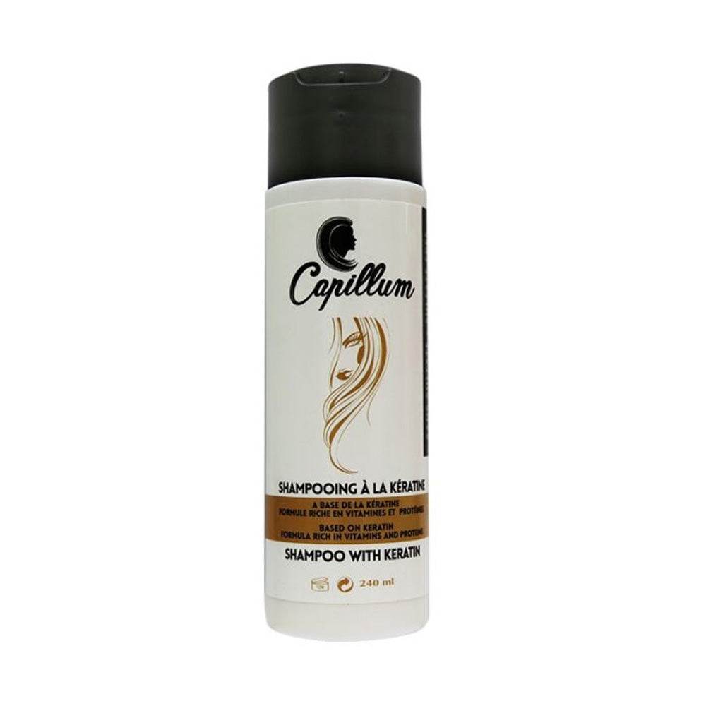 Capillum-Shampooing-a-La-Keratine-240ml-prix-maroc-parapharmacie-casablanca CAPILLUM Shampooing à La Kératine 240ml Réparation Profonde Cheveux Abîmés Fortifiant Anti-Casse Usage Quotidien – Image 1