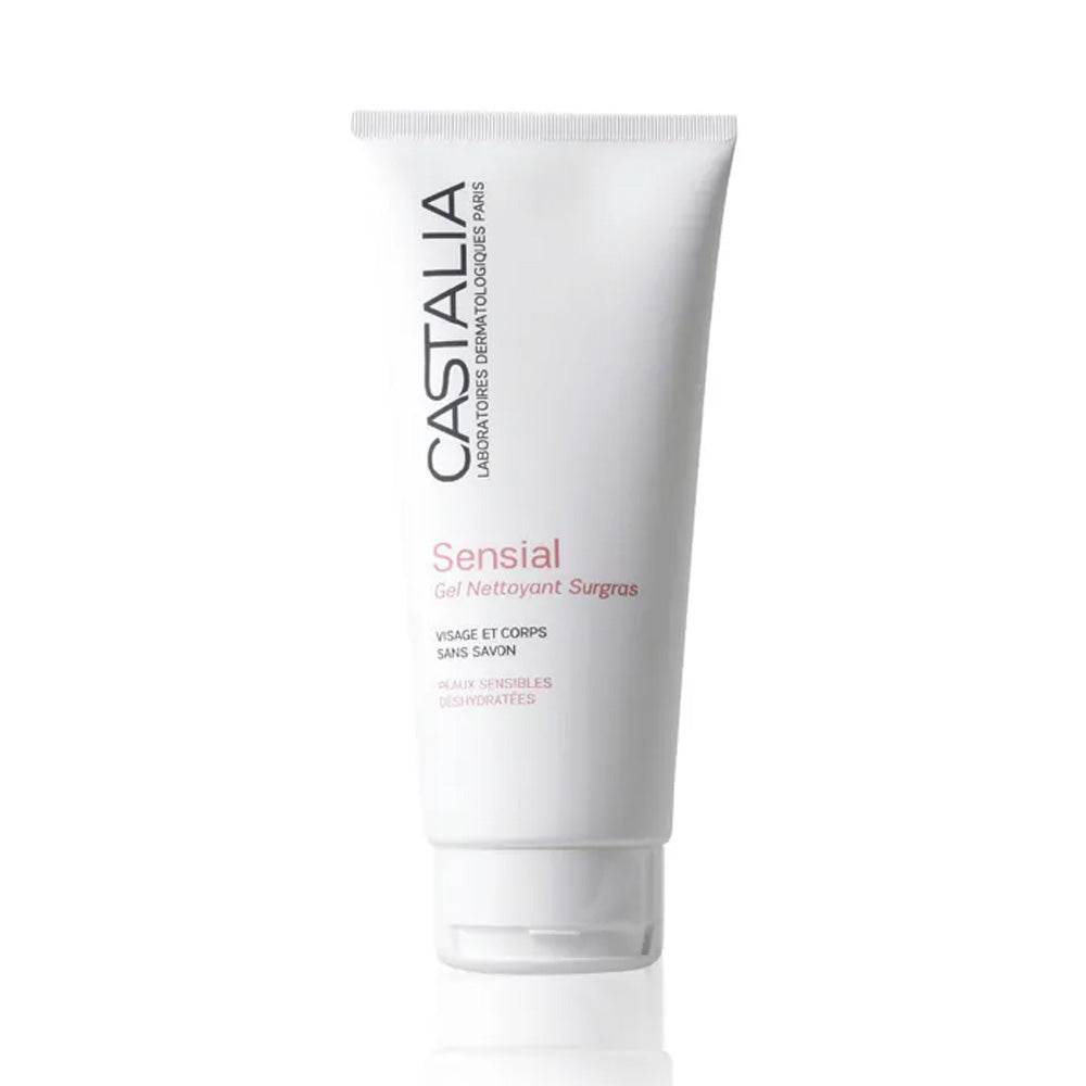 Castalia-Sensial-Gel-Nettoyant-Surgras-200-ml-nova-parapharmacie-maroc Castalia Sensial Gel Nettoyant Surgras visage et corps 200ml – Image 1