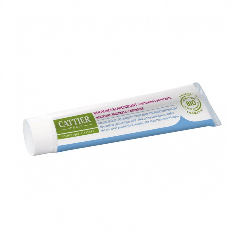 Cattier-Eridene-Dentifrice-Blanchissant-Haleine-Fraiche-Bio-75ml-Nova-Parapharamacie-Maroc Cattier Eridene Dentifrice Blanchissant Haleine Fraiche Bio 75ml – Image 1