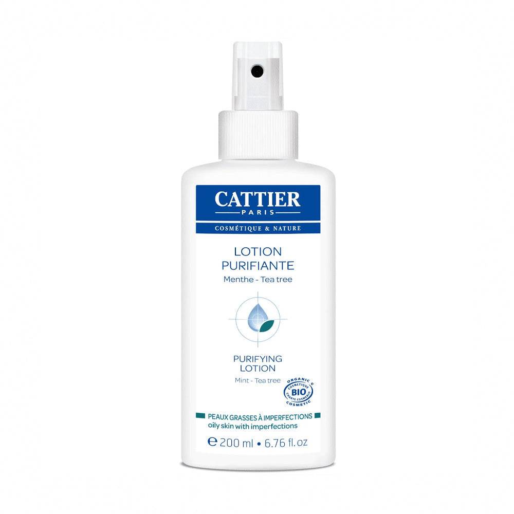 Cattier-Lotion-Purifiante-Menthe-Spray-Peaux-Grasses-a-Imperfection-Bio-200ml-Nova-Parapharamacie-Maroc Cattier Lotion Purifiante Menthe Spray Peaux Grasses à Imperfection Bio 200ml – Image 1
