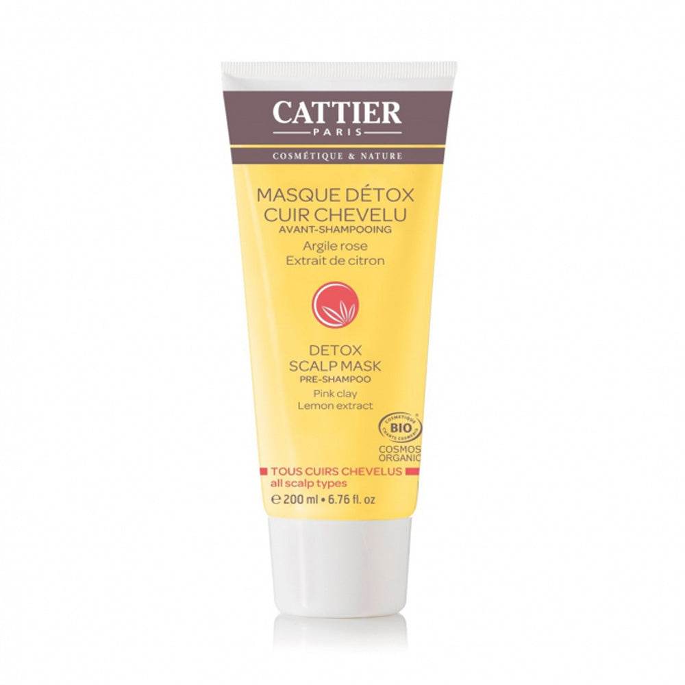 Cattier-Masque-Detox-Cuir-Chevelu-Avant-Shampooing-200ml-Nova-Parapharamacie-Maroc Cattier Masque Détox Cuir Chevelu Avant-Shampooing 200ml – Image 1