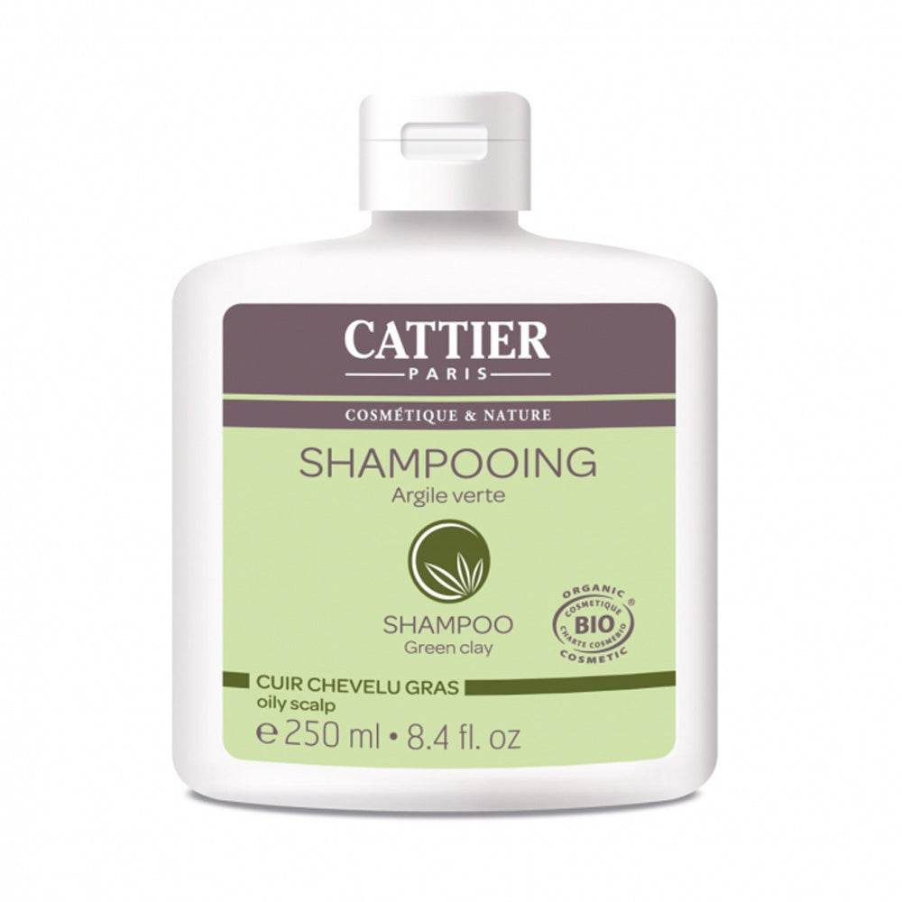 Cattier-Shampooing-Argile-Vert-Cuir-Chevelu-Gras-250m-Nova-Parapharamacie-Maroc Cattier Shampooing Argile Vert Cuir Chevelu Gras 250ml – Image 1