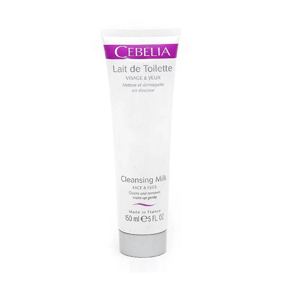 Cebelia-Lait-Toilette-Nettoyant-_-Demaquillant-Douceur-Visage-_-Yeux-150-ml-prix-maroc-parapharmacie-casablanca Cebelia Lait Toilette Nettoyant & Démaquillant Douceur - Visage & Yeux 150 ml – Image 1