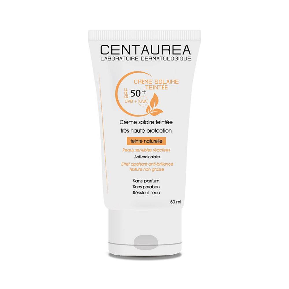 Centaurea-Creme-Solaire-Teinte-SPF-50_-50ml-nova-parapharmacie-maroc Centaurea Creme Solaire Teinte Claire spf50+ 50ml – Image 1