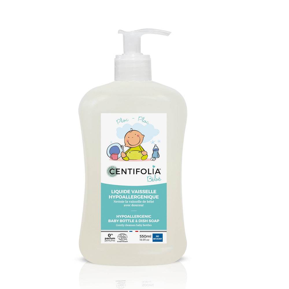 Centifolia-Bebe-Liquide-Vaisselle-Hypoallergenique-550ml-novaparapharmacie-maroc Centifolia Bébé Liquide Vaisselle Hypoallergénique 550ml – Image 1