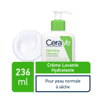 CeraVe Crème Lavante Hydratante - Nettoie & Hydrate en Douceur