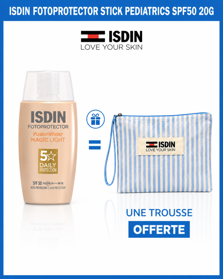 ISDIN Fotoprotector Fusion Water Magic Light SPF50+ 50ml Protection Solaire Effet Lumière Texture Aqua + Trousse - photo 2