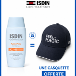 ISDIN Fotoprotector Fusion Fluid Mineral SPF50+ 50ml - Protection Solaire Minérale Peaux Sensibles + Casquettes