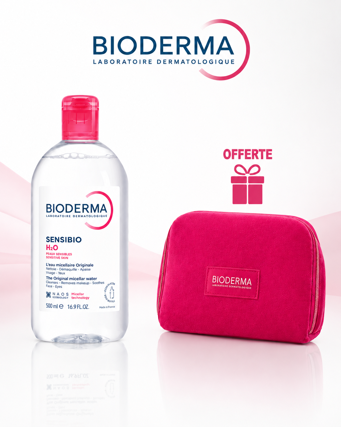 ChatGPT_Image_3_aout_2026_11_08_24 BIODERMA Sensibio H2O - Eau Micellaire Peaux Sensibles – Image 1
