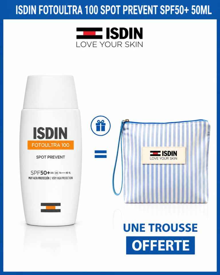 ISDIN Foto Ultra Spot Prevent Fusion Fluid SPF50+ 50ml Protection Solaire Anti-Taches Hyperpigmentation= Trousse - photo 2