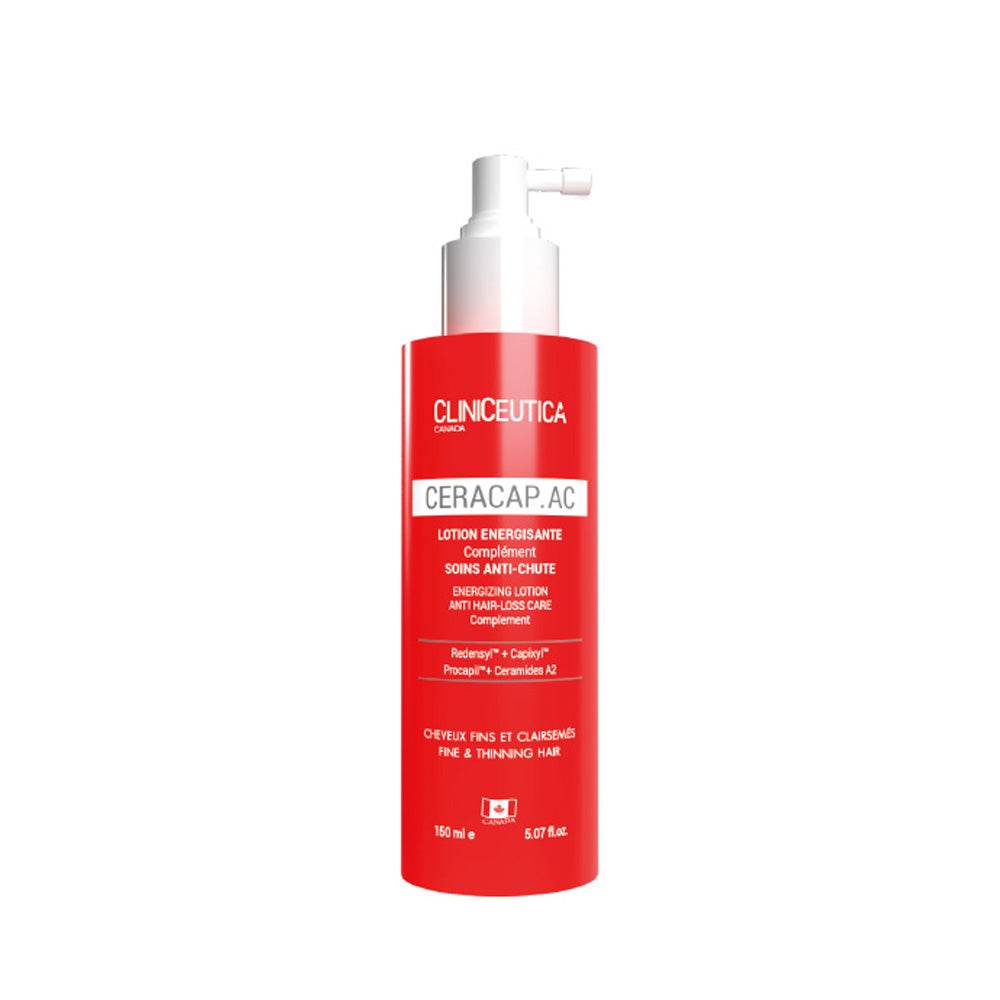 Cliniceutica-Ceracap-Ac-Lotion-Energisante-Nova-para-Maroc-1 CLINICEUTICA Ceracap AC Lotion Énergisante 150ml Anti-Chute Cheveux Stimulante Croissance Capillaire Fortifiante Tous Types de Cheveux – Image 1
