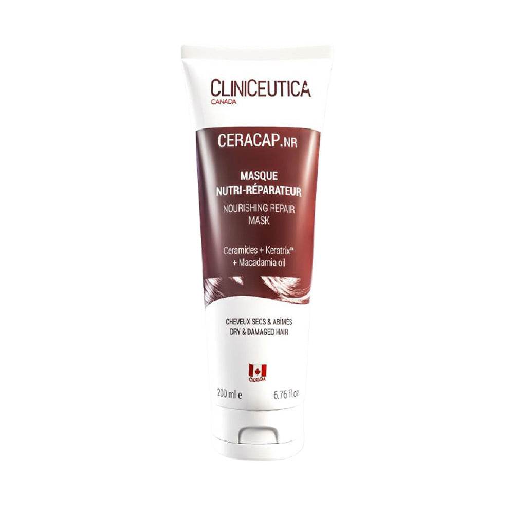 Cliniceutica-Ceracap-Masque-Nutri-Reparateur-200ml-novaparapharmacie-maroc CLINICEUTICA Ceracap Masque Nutri-Réparateur 200ml Soin Cheveux Secs Abîmés Céramides – Image 1